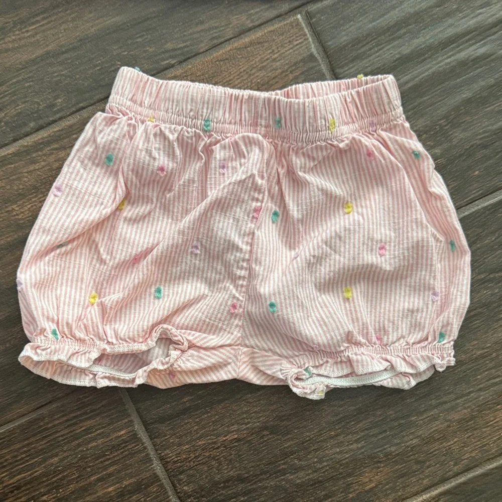 Starting Out Pink and White Striped Diaper Cover Set